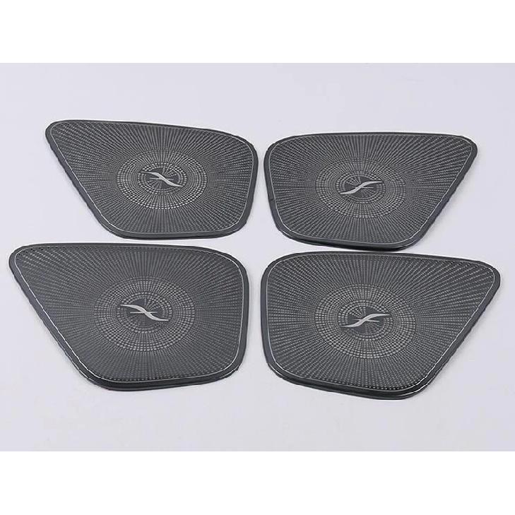 For Mercedes-Benz GLB-Class X247 GLB200 220 250 Stainless Steel Speaker Cover Interior Trim Side Door Stereo Bezel