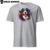 Colorful Bernese Mountain Dog Unisex T-Shirt | Vibrant Design Tee for Dog Lovers