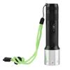 Aluminum Alloy Portable LED Waterproof Diving Flashlight Torch Outdoor 3 Modes Adjustable