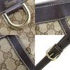Used GUCCI Shoulder Bag 203257 Abbey GG canvas beige Dark brown Diagonally hung