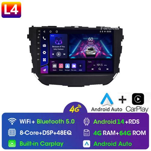 Для Suzuki Vitara Brezza 2016 - 2019 Автомобильный Радио Мультимедиа Видео Плеер Навигация Android 13 2din 2 din DVD carplay Android auto