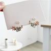 Korean Exquisite Flower Butterfly Earrings For Women Bling AAA Zircon Stud Earring Girl Wedding Party Sweet Jewelry Brincos