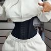 Waist Belt Zipper + Three Buckle Dual Layer Compression Hourglass Body Shaping Waist Cincher, Fitness Shapewear for Women