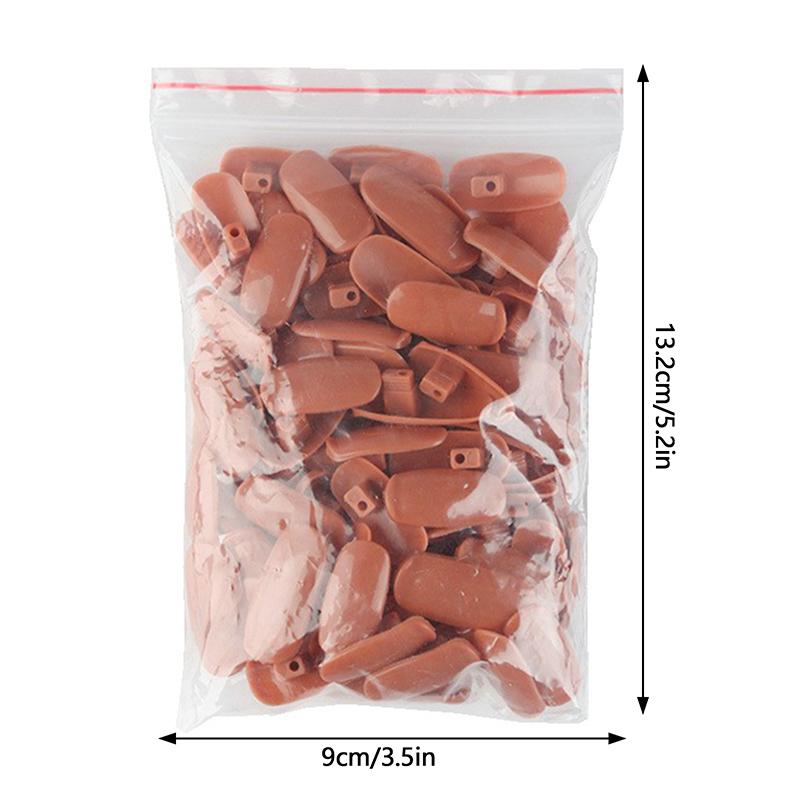 100 шт. Практика искусственных частей брони для рук протезы рук замена ногтя гибкий сустав механические аксессуары для пальцев