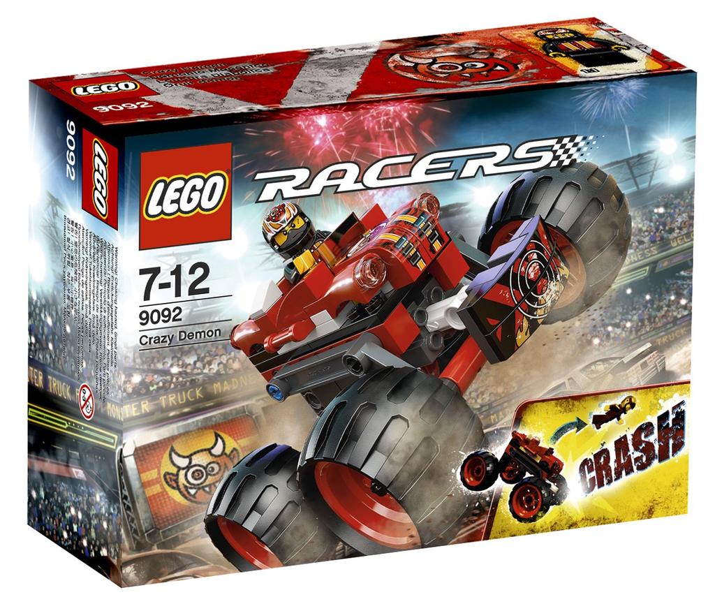 LEGO Racer Crash Crazy Demon Crazy Dmon 9092
