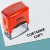 Printtoo Customer Copy Self Inking Rubber Stamp Pre,Inked Office Stamp, Home Office Business Stationery, 38 X 14 Mm,