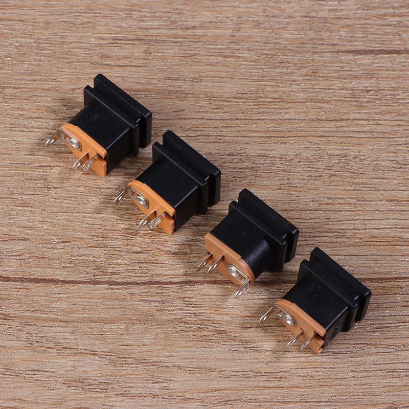 ГОРЯЧИЙ! 10 шт. DC Разъем питания DC-015 Jack С Отверстием Под Винт 5.5-2.1 MM / 5.5-2.5MM Квадратный Для Монтажа На Панель 5.5X2.1MM / 5.5X2.5MM