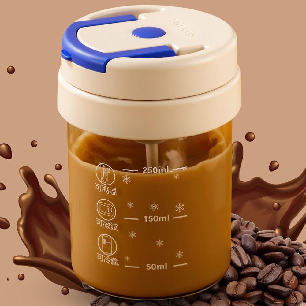 300ml Automatic Electric Mixing Cup Portable High Speed Stirring Cup  Office Use