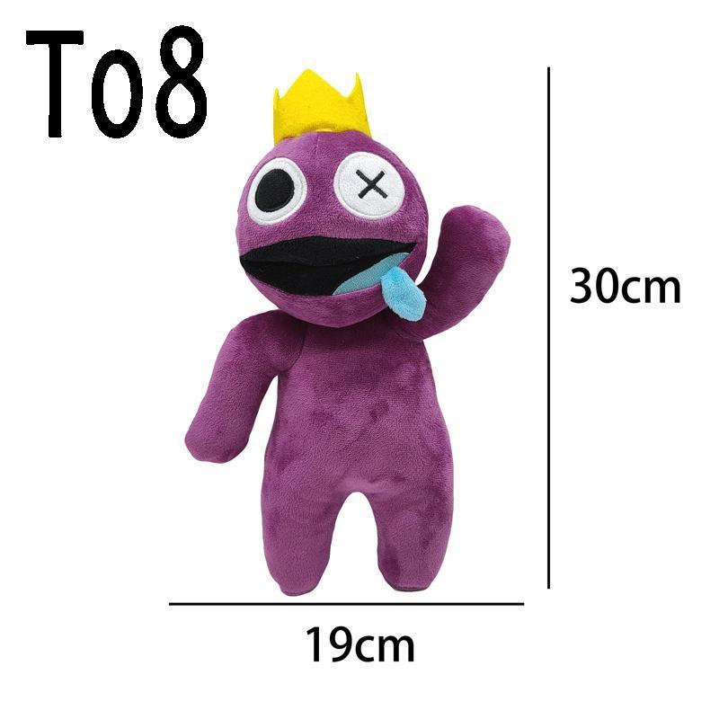 Rainbow Friends roblox, плюшевая игрушка, мультяшный игровой персонаж, кукла, кавайный синий монстр, мягкие игрушки для детей, рождественские подарки