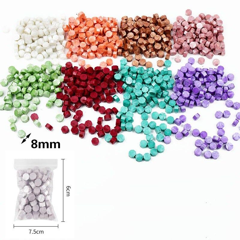 100Pc Retro Wax Seal Stamp Scrapbook Material Sealing Wax Craft Decor Wedding Birthday Party Invitation Wax DIY Supply