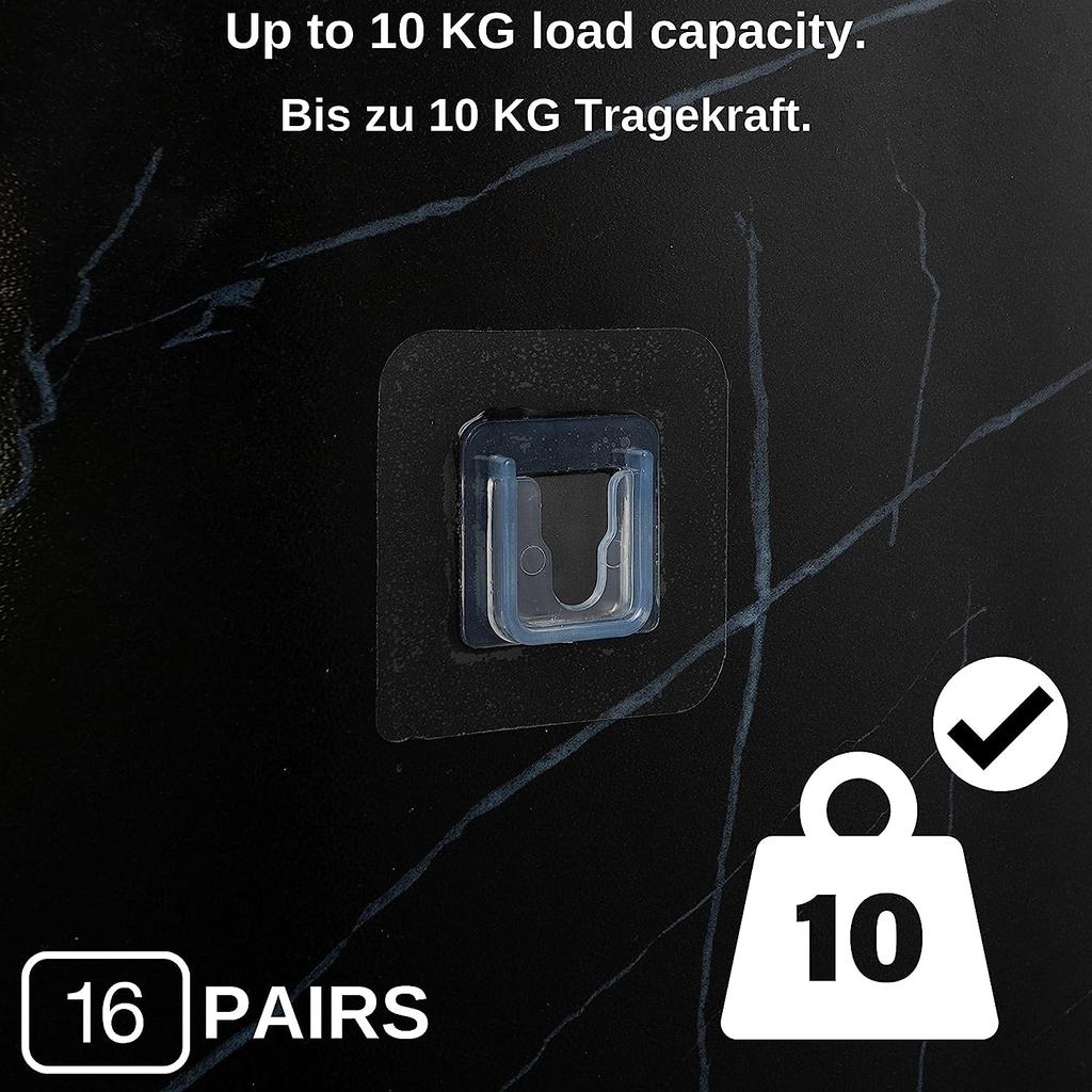 Пластиковая пряжка настенная бесшовная наклейка на крючок прочная без гвоздей прозрачная матовая нашивка на крючок аксессуары держатель без перфорации