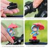 Creative Strap Model Motorcycle Cute Doll, Bicycle Decoration Ornament, Mountain Bike, Motorcycle New Umbrella Girl Decoration, Bottle Car Ornament