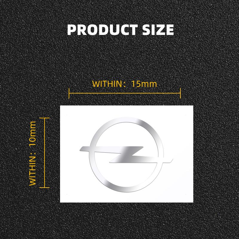 CJH1 2/5/10pcs Car Logo 3D Metal Stickers Decorative Accessories For Opel Opc Astra K Vivaro Corsa Zafira Insignia Mokka Car Styling