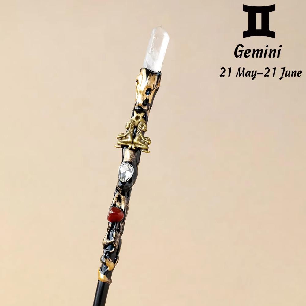 Zodiac Crystal Magic Wand Crystal Ball Magic Scepter Creative Fairy Stick Holiday Gift
