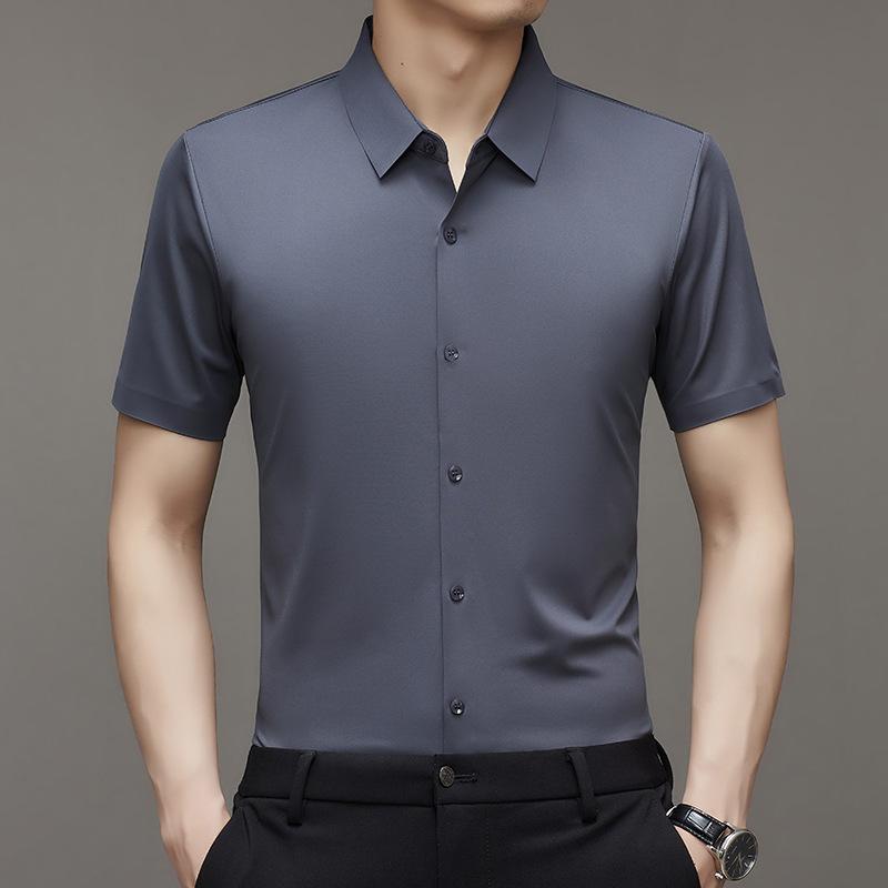 Мужская рубашка с коротким рукавом Летняя Business Casual