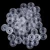 50 Set Kam T5 Clear Plastic Resin Snaps Button Fasteners Press Stud 12mm