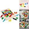 Увлекательные красочные деревянные развивающие игрушки тетрис для детей от 3 до 8 лет