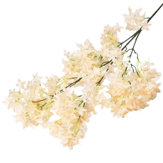 1 букет искусственных цветов сирени, не выцветающий, создающий жизненную силу, искусственный шелк, полезный искусственный крест, вишневый цвет, украшение для домашнего рабочего стола