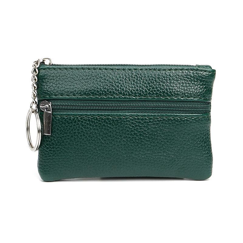 Women's Mini Zipper Coin Purse & Key Pouch Wallet