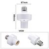 Tuya Smart WiFi Light Socket Adapter E27/E26 Lamp Bulb Holder Base Smart Life APP Control Works With Alexa Google Home AC85-265V