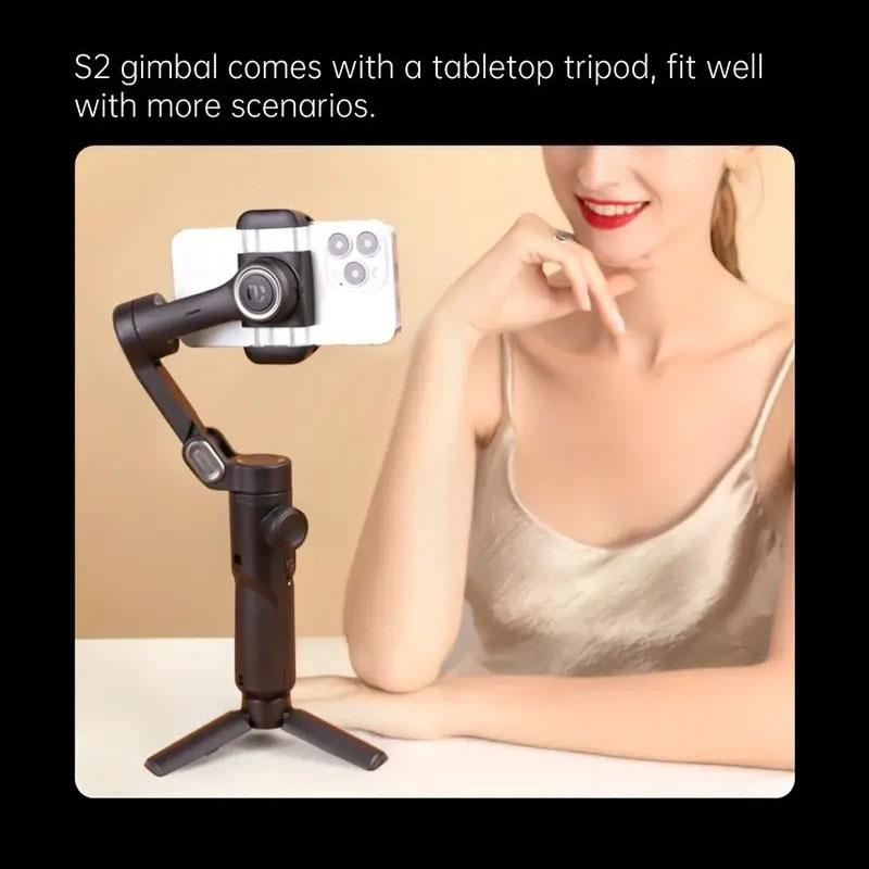 3-осевой ручной стабилизатор подвеса Складной смартфон Мобильный телефон Видеозапись Vlog PTZ Стабилизатор для iPhone Xiaomi Samsung
