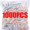 1000/100PCS Disposable Food Cover Plastic Elastic Wrap Food Covers Kitchen Fresh-keeping Lid Plate Color Packaging Storage Bags