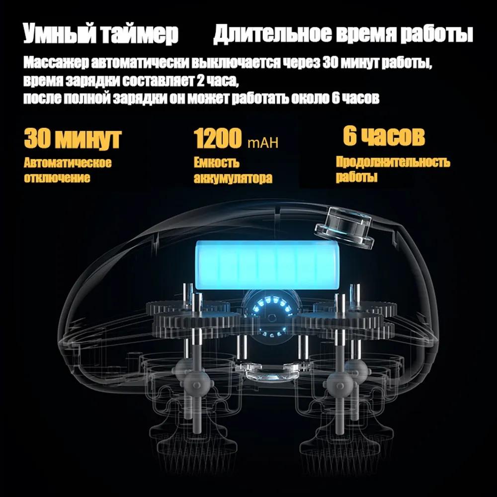 Портативная электрическая игрушка для массажа кошек (вы также можете использовать свой собственный массажер)/USB-зарядка/1200 мАч