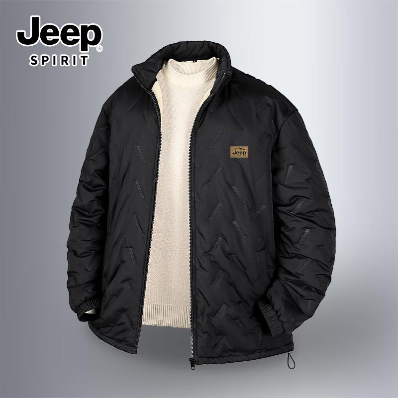 JEEP SPIRIT Men's Warm Fleece-Lined Winter Jacket