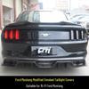 15-23 Ford Mustang Тонированная наклейка-крышка заднего фонаря в виде сот
