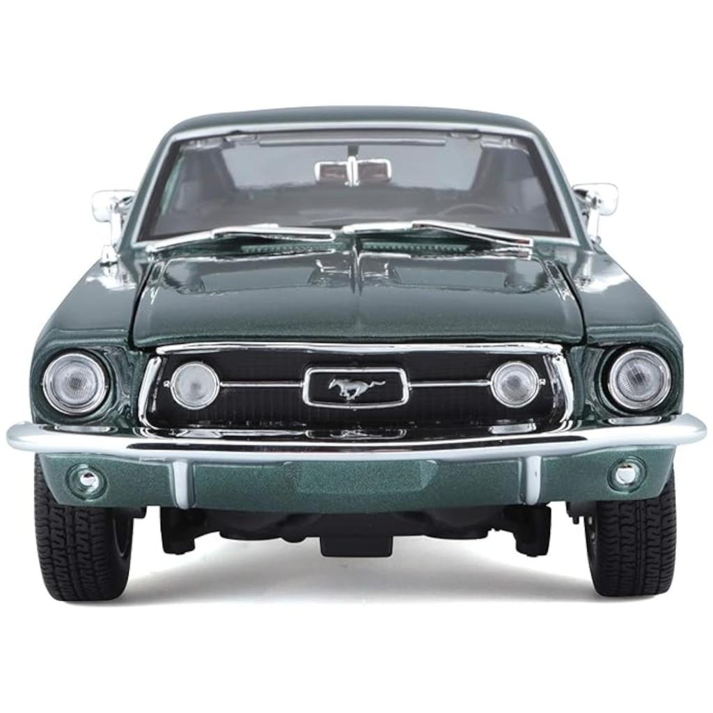 Steve McQueen Brit 1967 Ford Mustang GTA Fastback GR Color! 1/18 [Diecast Car, Ford, Mustang, BULLITT, Maisto, Minicar]