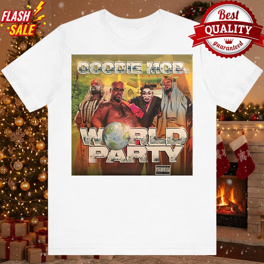 Футболка Goodie Mob Band World Party Альбом 25-й Размер от S до 5XL NE473 Унисекс Футболка