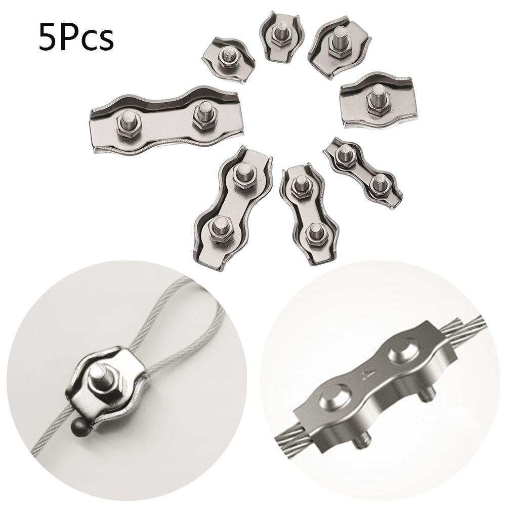 Rope Simple Grip Fixing Tool Stainless Steel Wire Rope Clamp Caliper Rigging Thimbles Bolt Clip