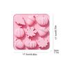 Thanksgiving Themed Silicone Molds 9 Cavity Pumpkin Leaf Oak Fruit Shape Candy Mold Creative Chocolate Candle Ice Cube Mold