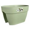 ELHO Flower Pot/Balcony Box Vibia Campana Flower Bridge - Outdoor Balcony - L 26 X W 39 X H 22 Cm - Pistachio Green