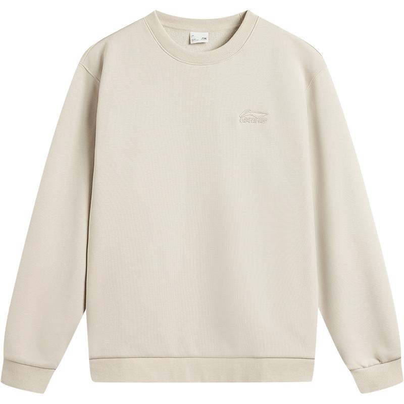 Li Ning Sports Fashion Collection Sweatshirt Unisex Fleece Lined Thermal AWDUA53-15
