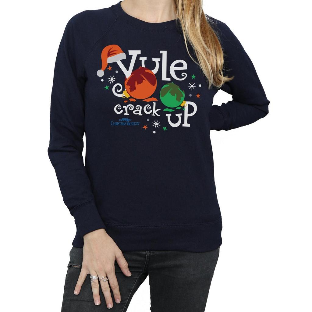 National Lampoon´s Christmas Vacation Womens/Ladies Yule Crack Up Sweatshirt