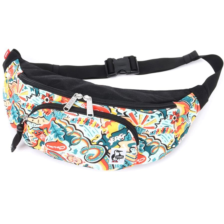 Shoulder Bag Fanny Pack Sweat Nylon [Chums] Men's