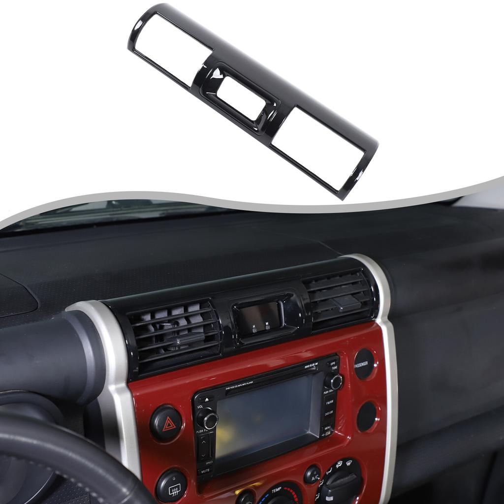 Матовая черная накладка на центральную консоль, воздуховод для Toyota FJ Cruiser 2007-