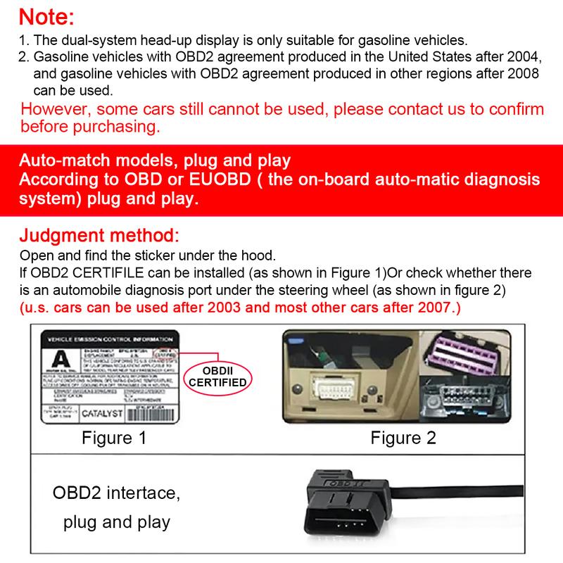 P10/P10-PRO Автомобильный проекционный дисплей OBD2 Умная цифровая приборная панель Проекционный дисплей Расход топлива OBD Компьютер для вождения Датчик температуры