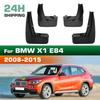 4PCS Car Mud Flaps Splash Guards Mudguards Car Mud Flaps Compatible with Bmw X1 E84 2008 2009 2010 2011 2012 2013 2014 2015