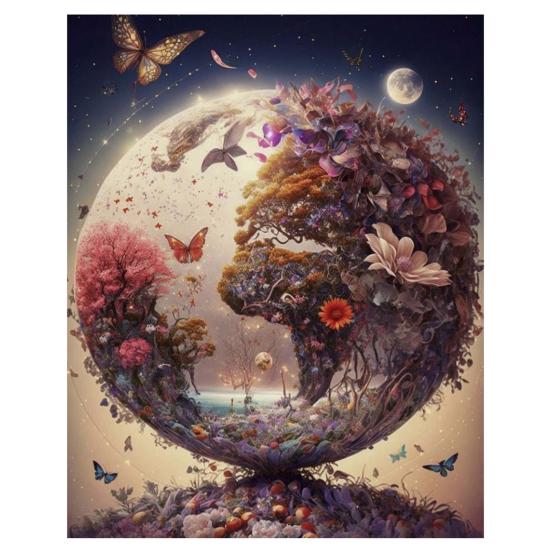 5D пейзаж Алмазный узор Artest Stream повышает креативность, уменьшает стресс, мозаика, алмазная вышивка, украшение для дома, сделай сам, подарок