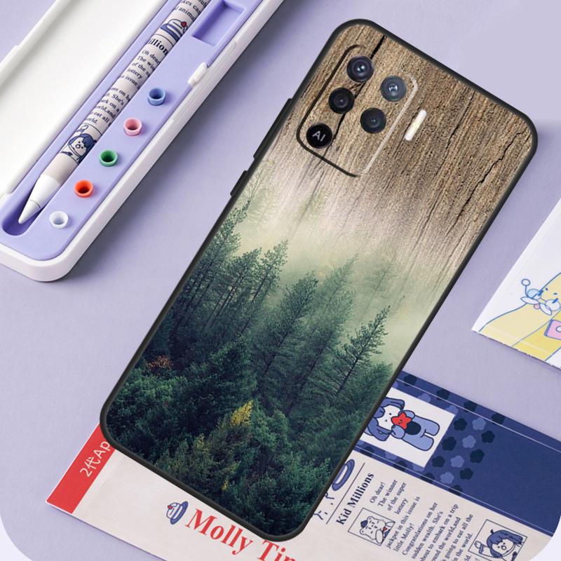 Nature Forest Mountain For Oppo A60 A80 A40 A94 A74 A54 A15 A18 A38 A58 A78 A98 A16 A76 A96 A57 A17 A77 A5 Pro Case