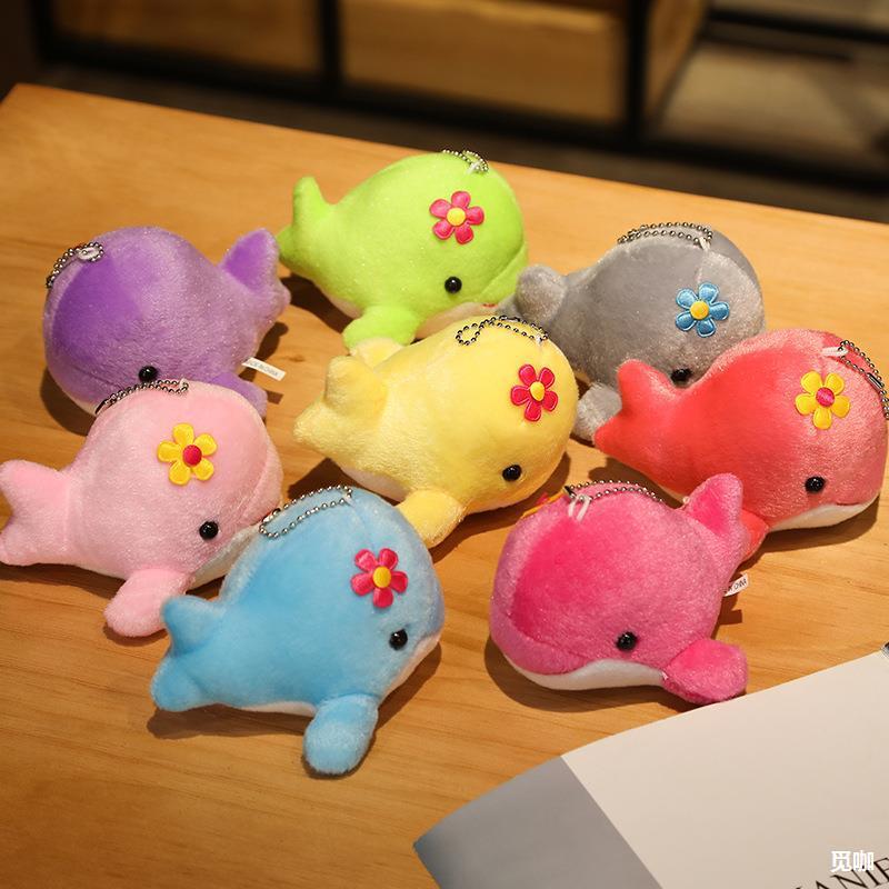 Милая плюшевая игрушка дельфин, подвеска-кит, мини-кукла для корпоративных мероприятий, мягкая набивная игрушка, подарок с логотипом