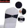 New 50-10PCS Elastic Chair Knot Wedding Decoration Buckle Sashes Back Cover Mariage Hotel Home Seat Elegant Modern Ribbon Decors