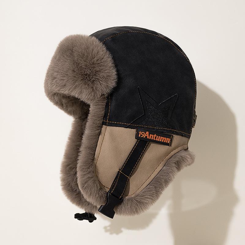 Утепленная шапка-ушанка из искусственного меха Half Star, ушанка, унисекс, зимняя, для катания на лыжах, путешествий, повседневная, теплая, цветная шапка