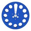 1 4 7 Inch Empty Tape Reel Aluminum Alloy 11 Hole Universal Opening Machine Part Recording Takeup Reel Blue