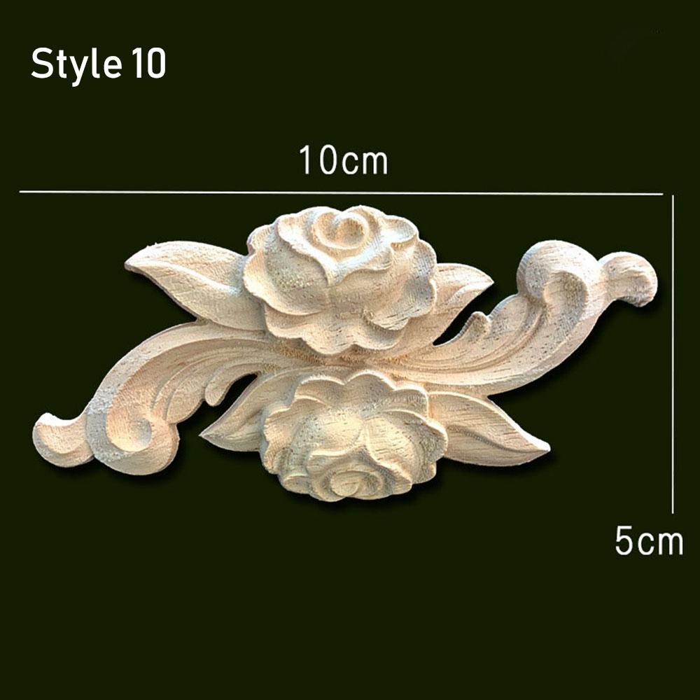 Части Европейский Деревянный Резной Угол Аппликации Рамка Резьба По Дереву Декоративные Деревянные Фигурки Ремесла