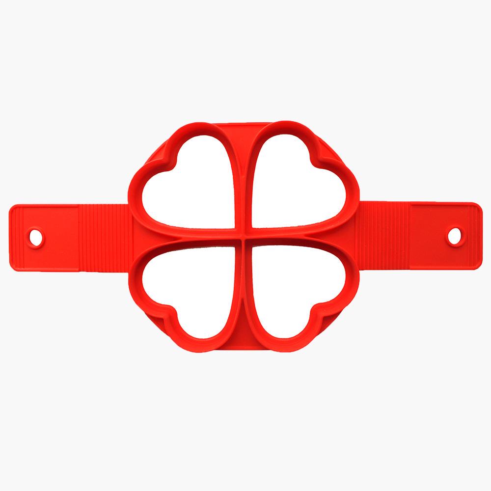 4 Holes Silicone Pancake Maker Creative Kitchen Fried Eggs Molds Nonstick Mold