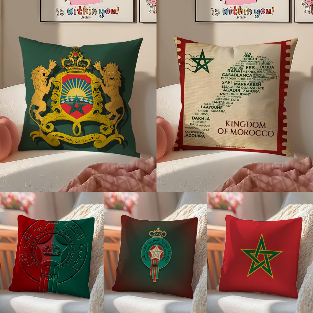 Luxury The Kingdom of MMorocco ICONS Cushion Cover Linen Pillowcase Cover Soft Decor for Sofa Home Room