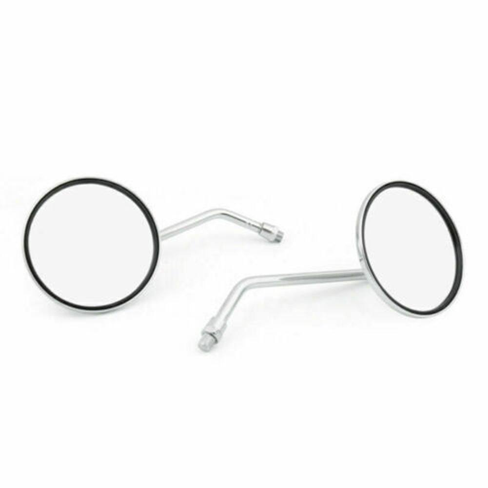Round Mirrors 10MM for Suzuki Motorcycles T500 For GT750 For GT550 For GT380 For GT250 A100 with Stylish Design